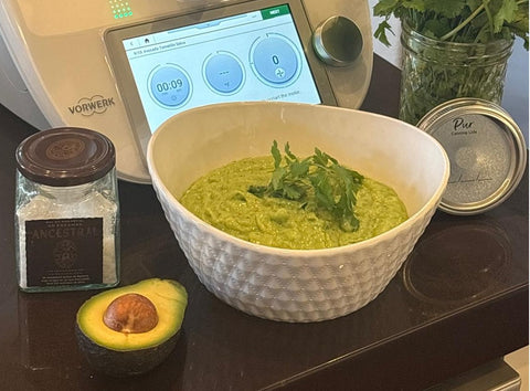 Creamy Tomatillo Avocado Salsa