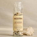 Natural Spring Salt Crystals & Organic Pepper - Glass Mill