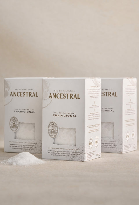 Pack of 3 Traditional Natural Spring Salt