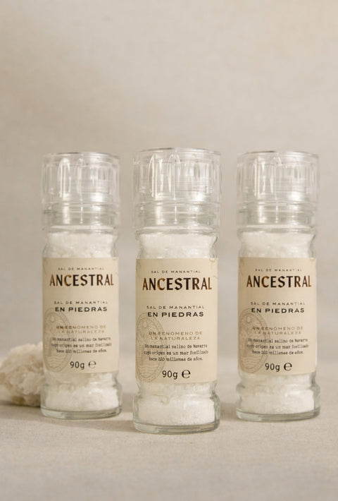 Pack of 3 Natural Salt Crystals - Glass Mill