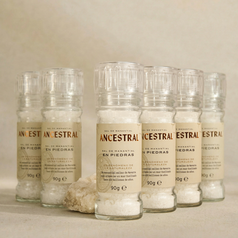 Pack of 6 Natural Salt Crystals - Glass Mill