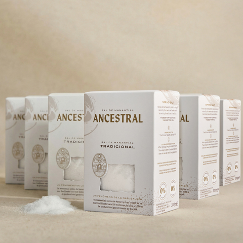 Pack of 6 Traditional Natural Spring Salt